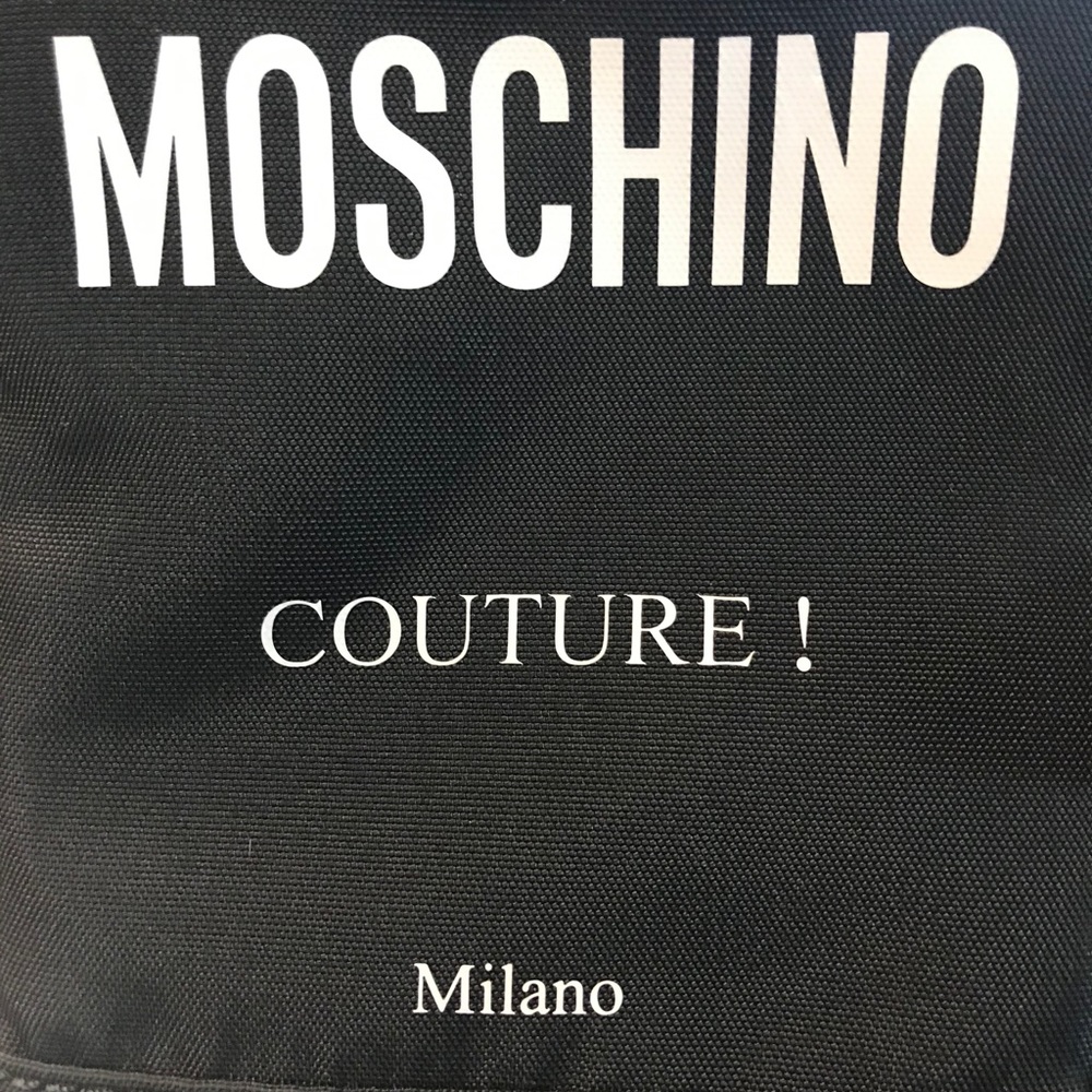 MOSCHINO BLACK COUTURE MESSENGER BAG ❤️❤️❤️SOLD❤️ - Picture 14 of 14
